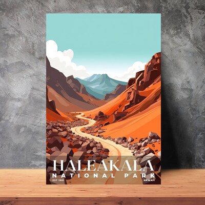 Haleakala National Park Poster, Travel Art, Office Poster, Home Decor | S3 - image3